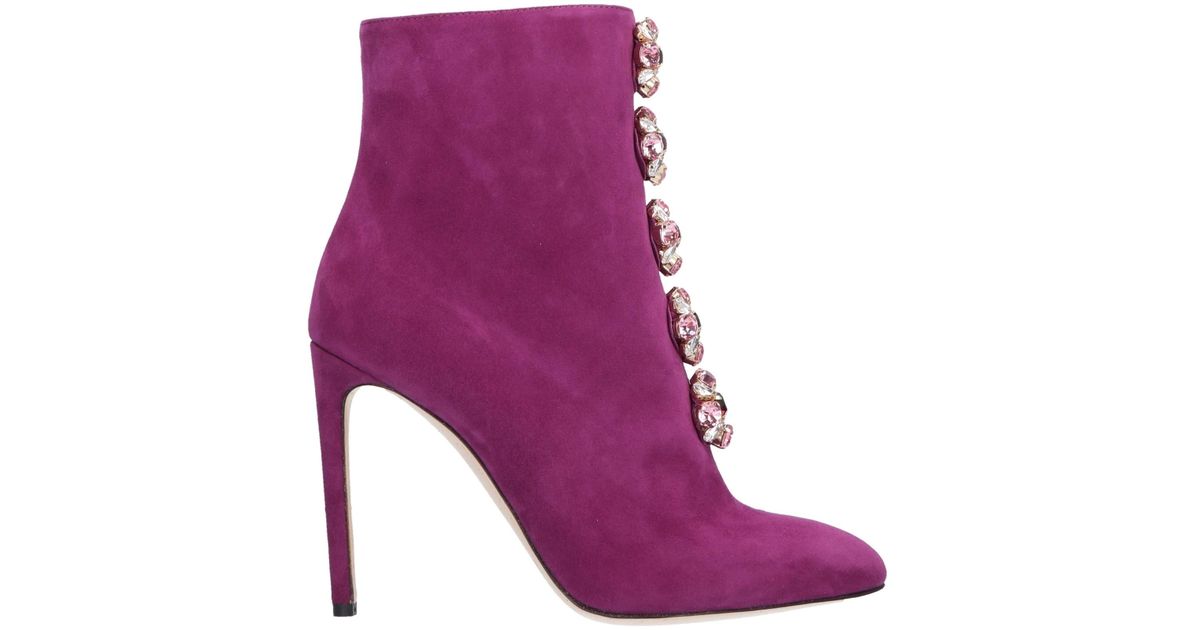 Gedebe Ankle Boots in Purple - Lyst