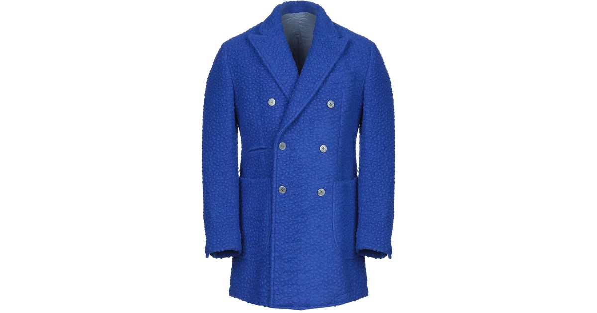 John Sheep Synthetic Coat in Blue for Men - Lyst