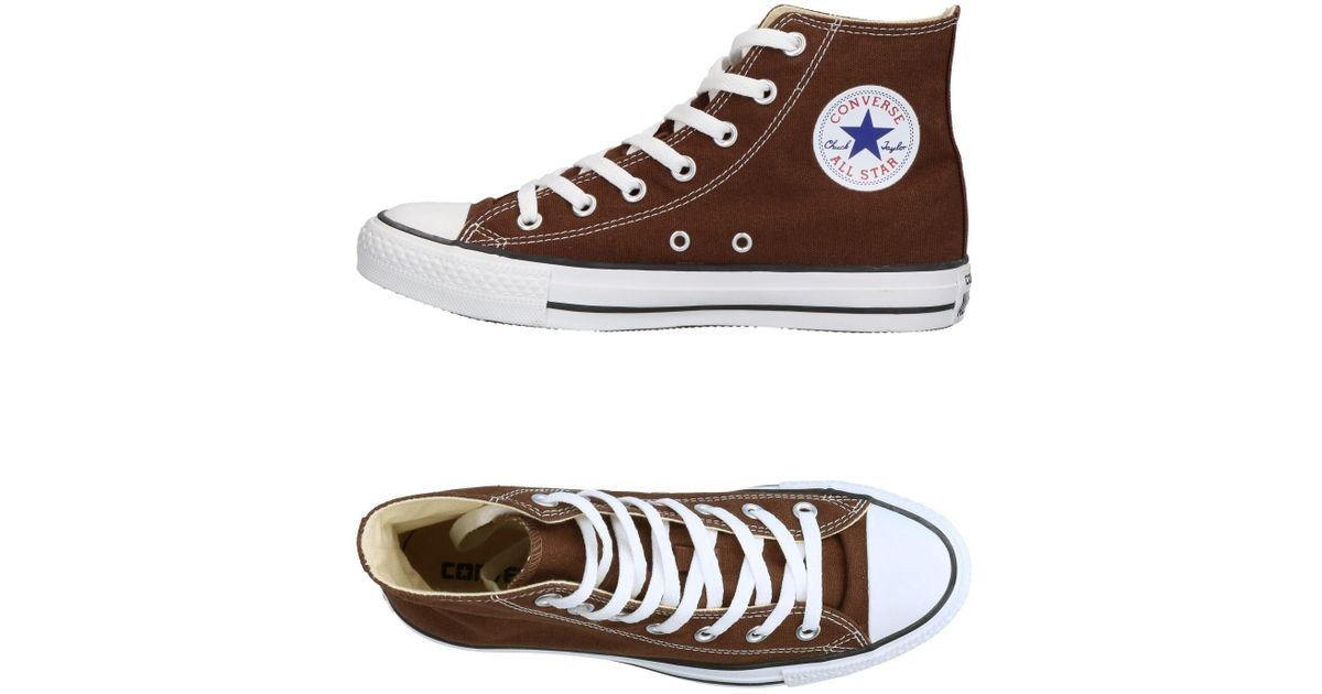 brown platform converse high top