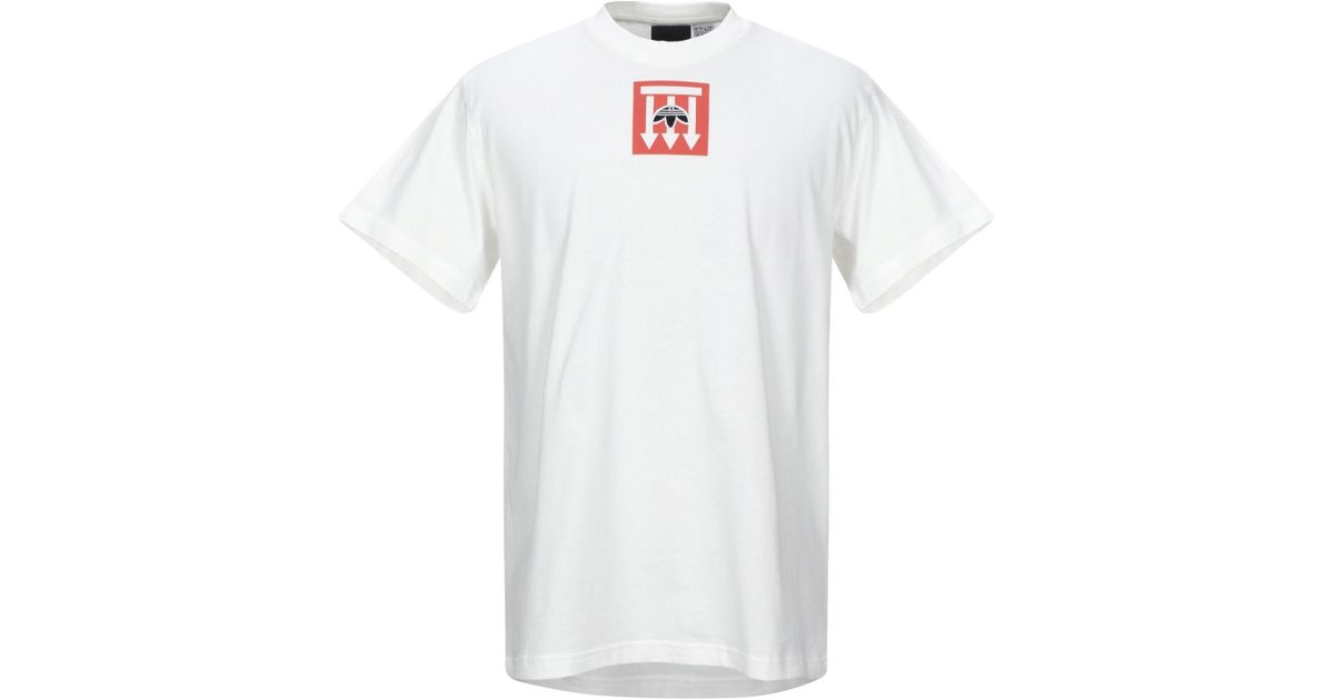 adidas Originals T-shirt in White for Men - Lyst