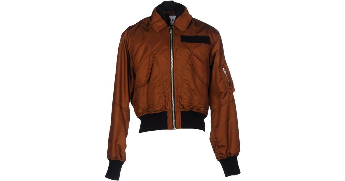 Lyst - Msgm Jacket in Brown for Men