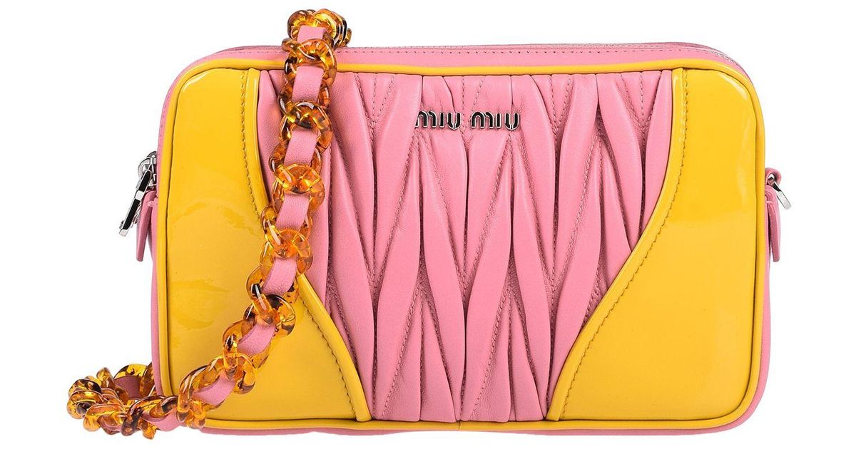 miu miu pink pouch