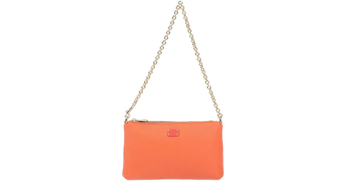 dolce and gabbana orange purse