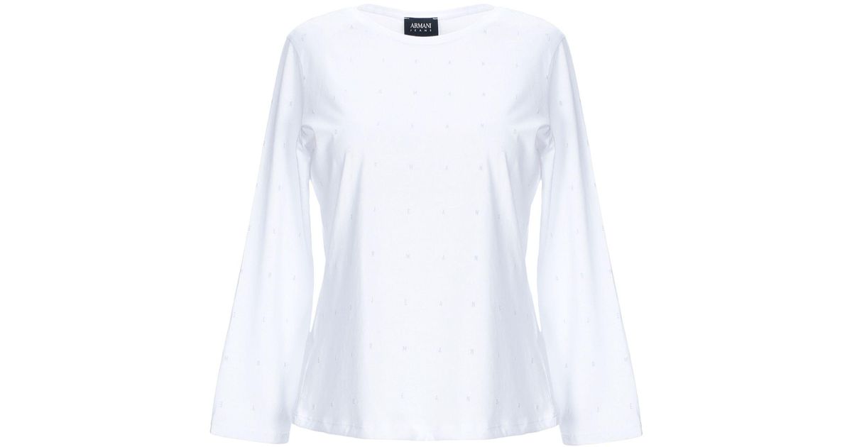 armani jeans t shirt white