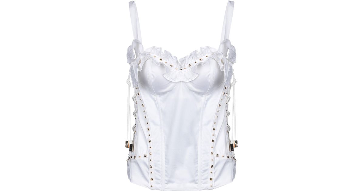 Clips Top in White Lyst