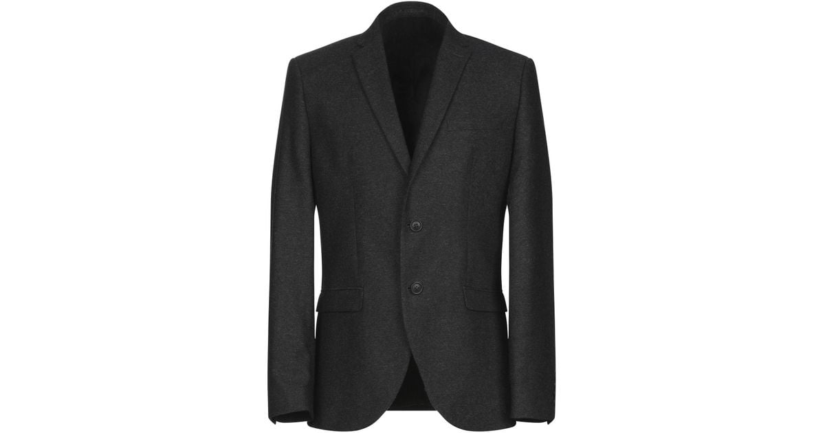 SELECTED Wool Blazer in Steel Grey (Gray) for Men - Lyst