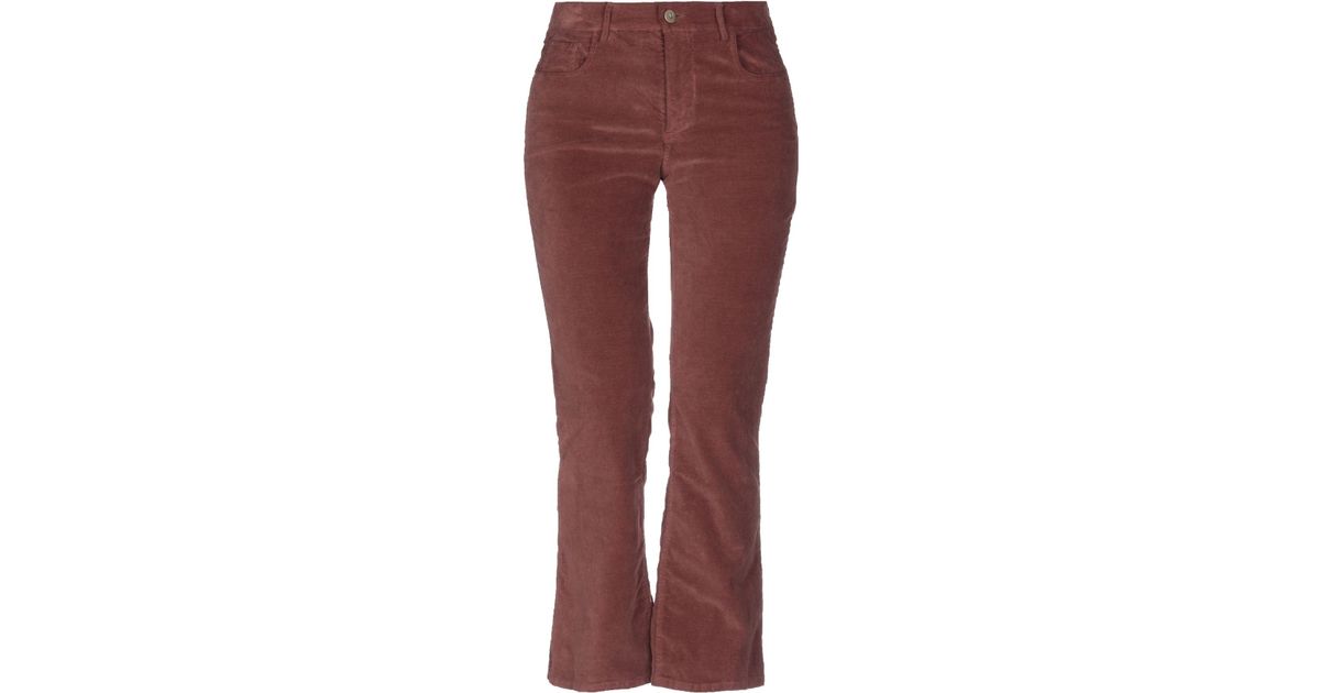 ..,merci Cotton Casual Pants in Cocoa (Brown) - Lyst