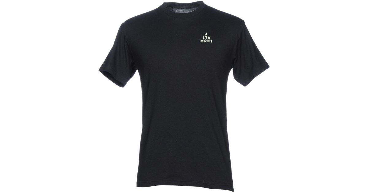 Altamont Cotton T-shirt in Black for Men - Lyst