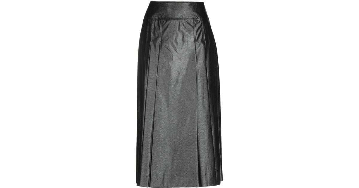 Courreges 3/4 Length Skirt in Steel Grey (Gray) - Lyst