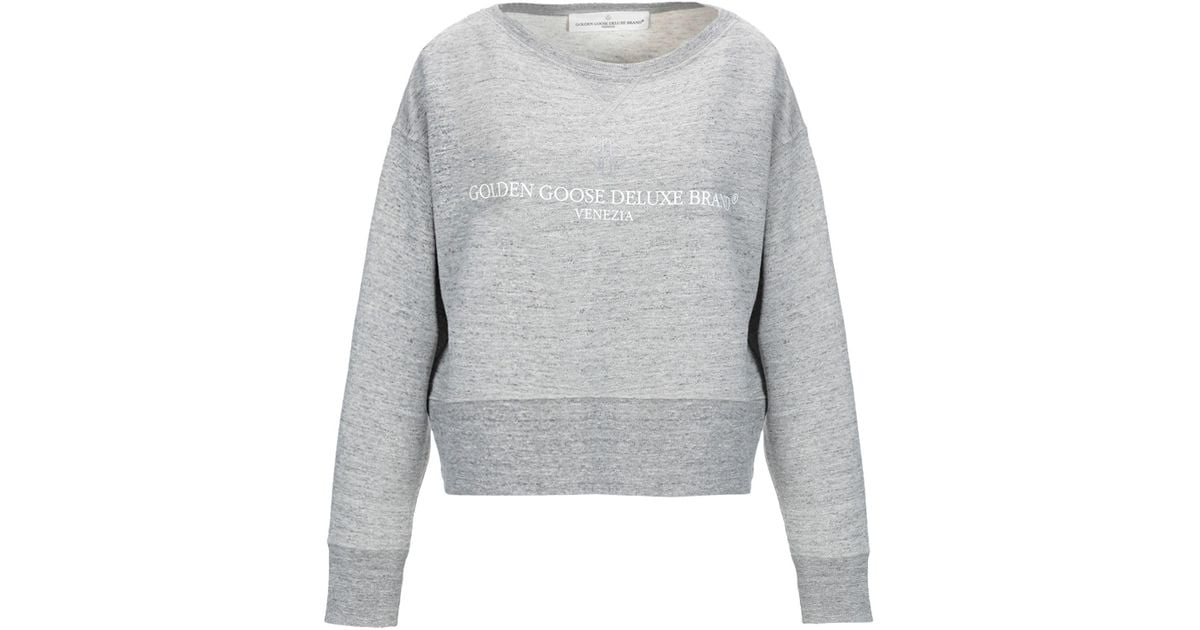 Golden Goose Deluxe Brand Sweatshirt in Gray - Lyst