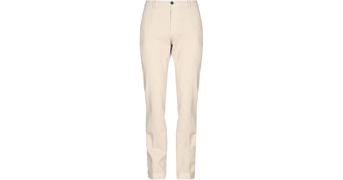 TRUE NYC Cotton Casual Trouser in Beige (Natural) for Men - Lyst