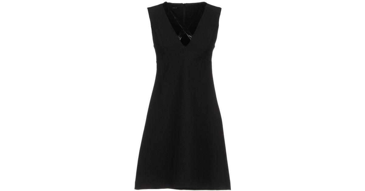 Annarita N. Short Dress in Black - Lyst