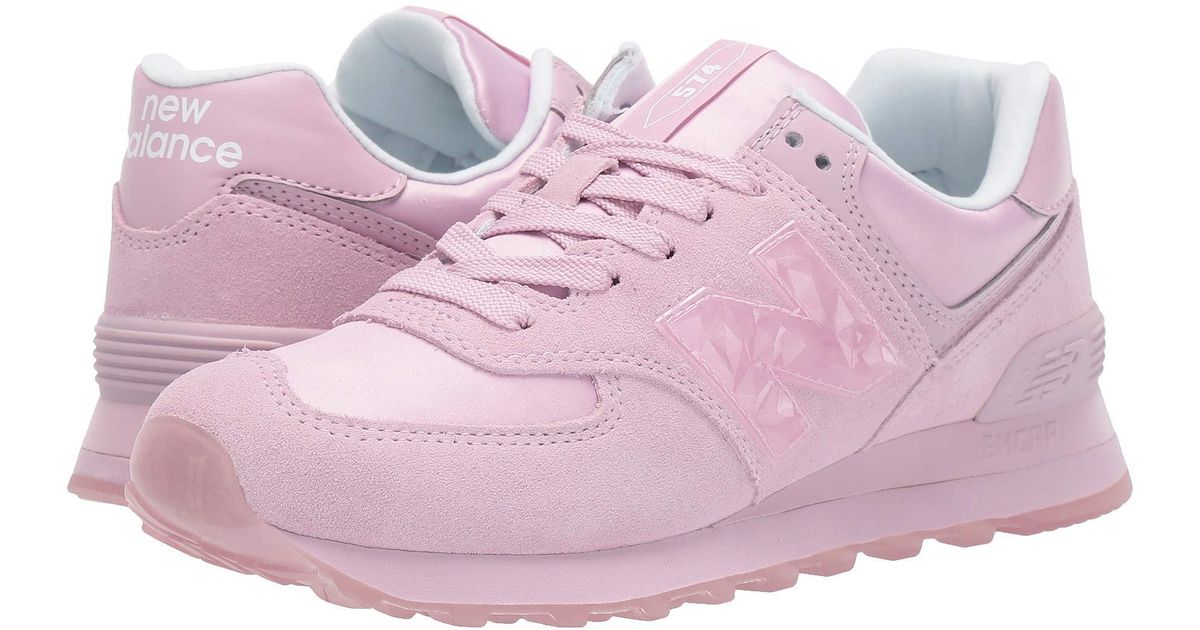 New Balance Suede Wl574v2-usa in Pink - Save 15% - Lyst