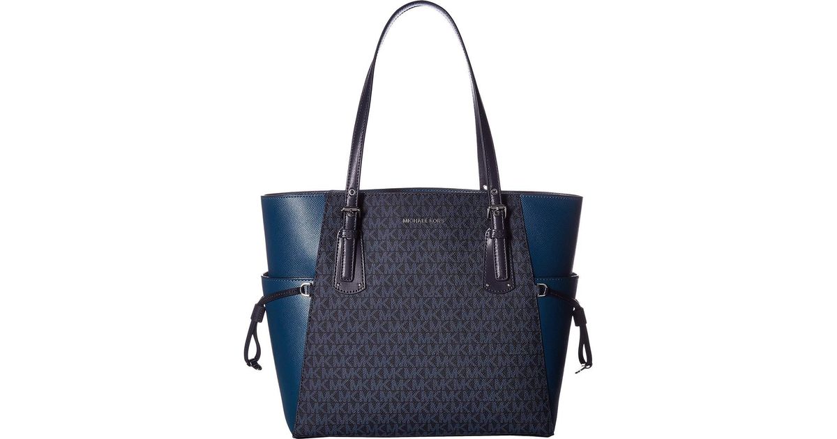 michael kors teal tote