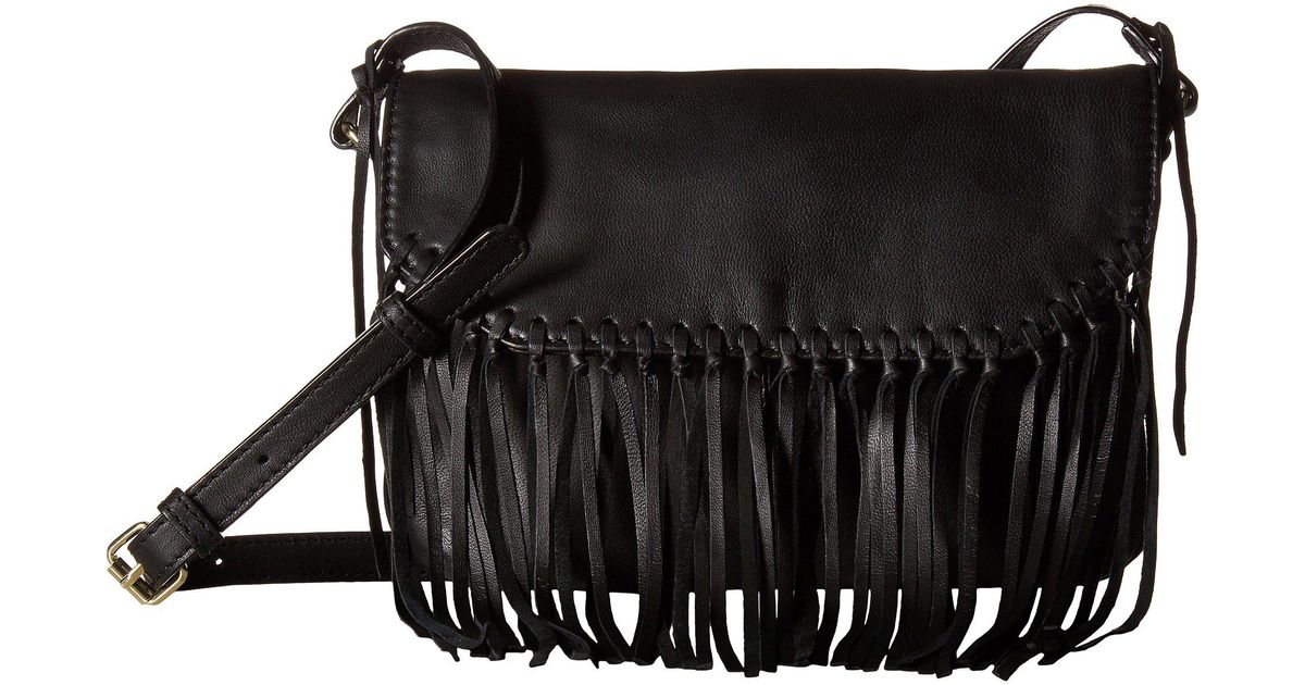 Lyst Scully Candice Fringe Handbag Black Handbags In