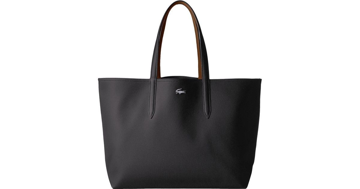 Lyst Lacoste Anna Large Reversible Ping Bag Peacoat Salsa Lyst Lacoste Anna Large Reversible Ping Bag Peacoat Salsa Handbags In Black