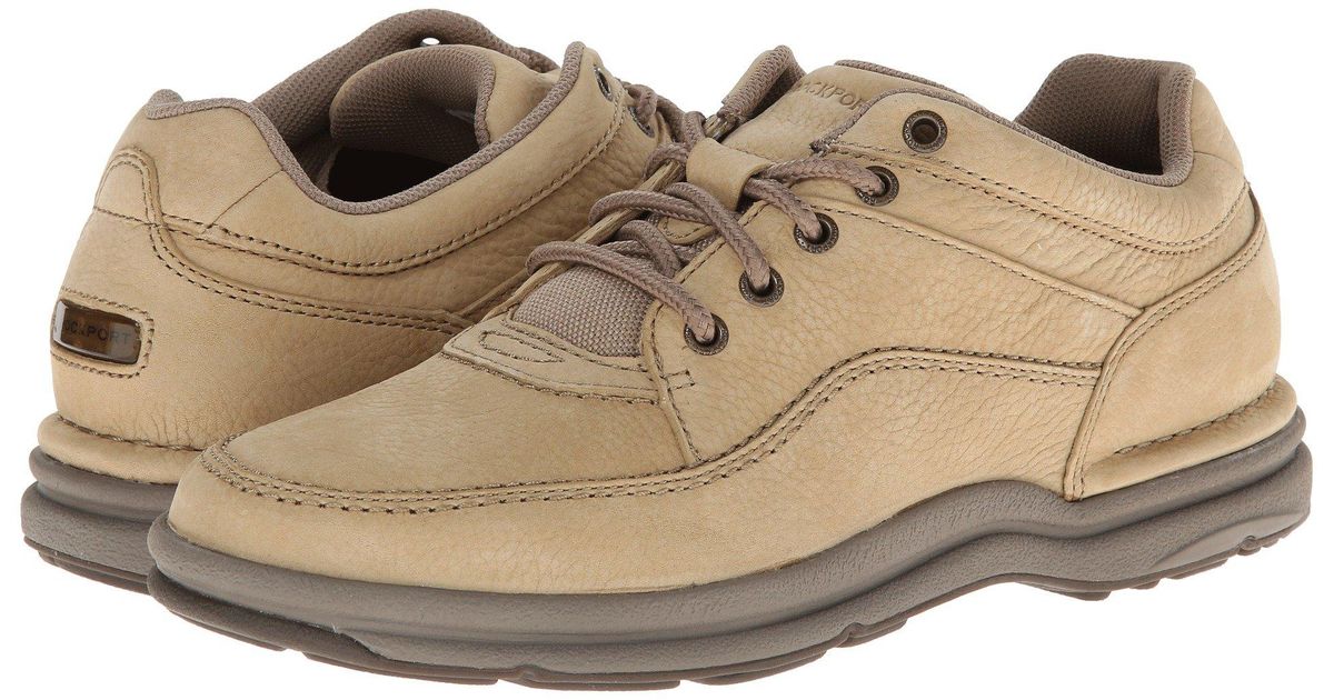 Rockport Leather World Tour Classic in Sand Nubuck (Natural) for Men ...