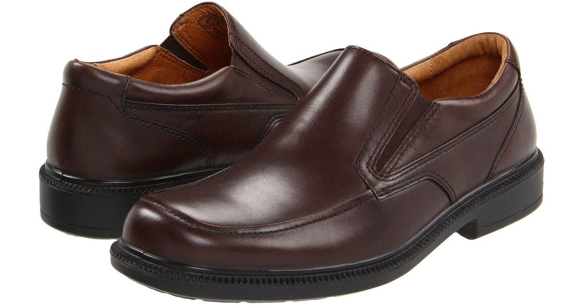 lyst hush puppies leverage slip on in brown for save 12 lyst hush puppies leverage slip on in brown for save 12