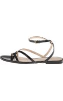 Cole Haan Jensen Colorblock Strappy Leather Sandals in Beige (BLACK ...