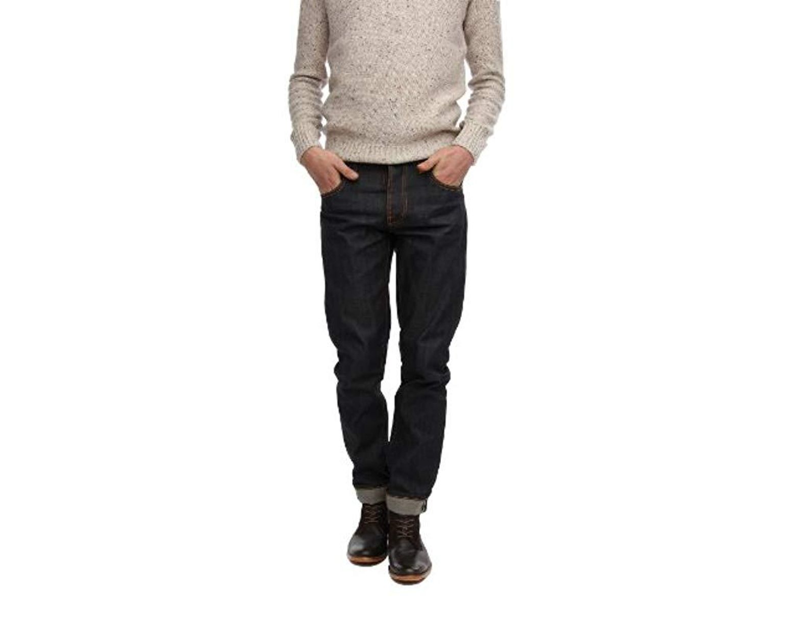 nudie skinny lin rinse selvage