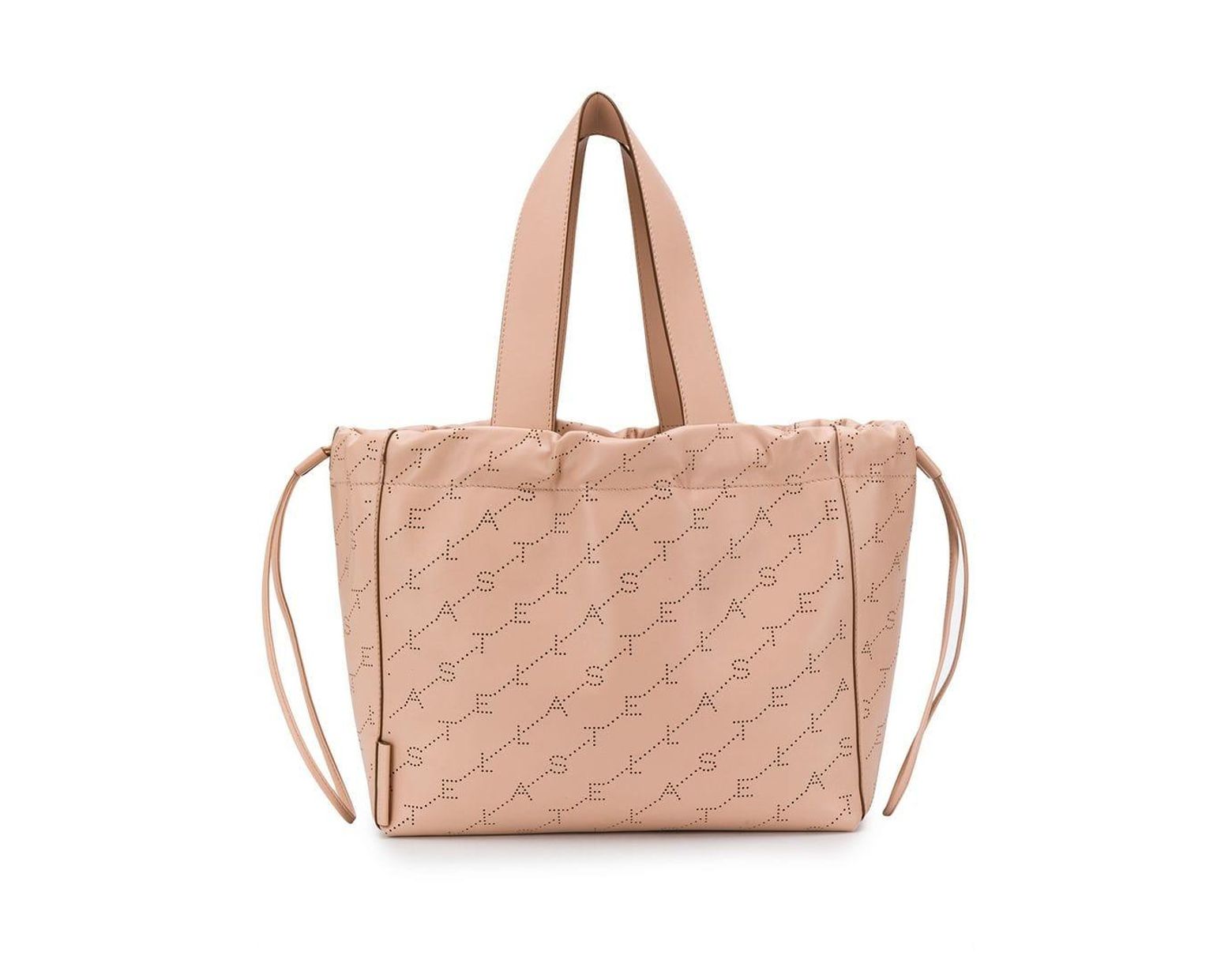 Cabas Monogrammé À Coloris Lyst Stella Motif Sac Rose Mccartney En 76Ybfgyv