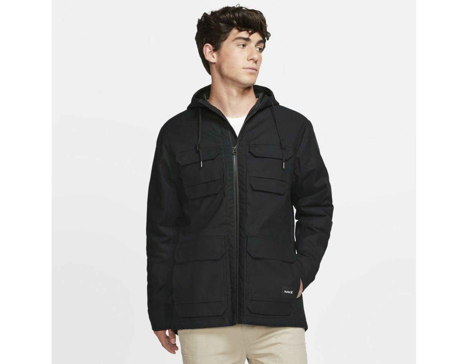 For Nike Black Hurley Jacket Men Lyst M65 In P8n0wOkX