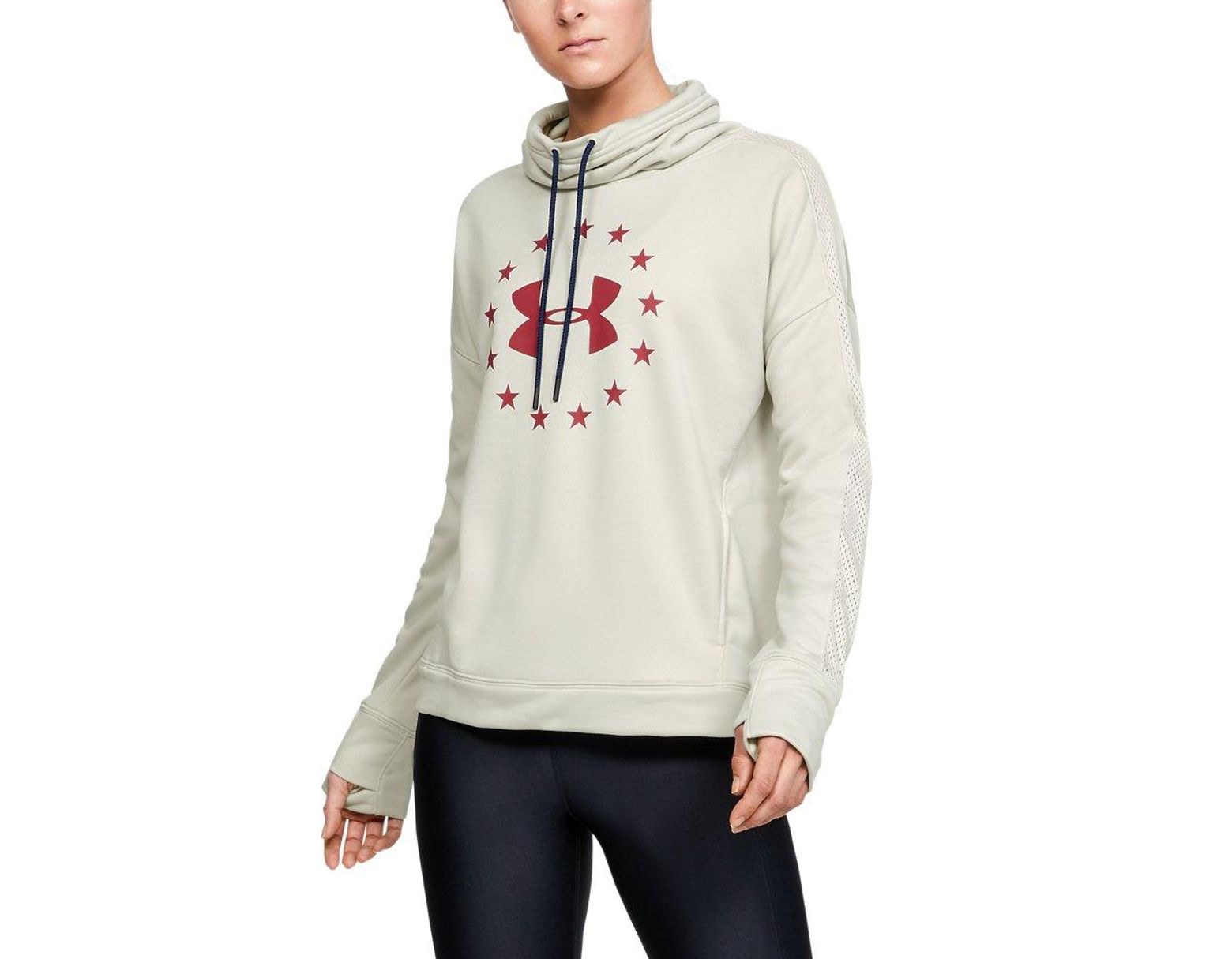 under armour high neck hoodie