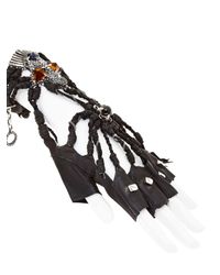 KD2024 | Black Jeweled Mono Glove | Lyst