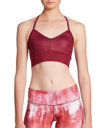 Alo Yoga | Red Aria Sports Bra | Lyst