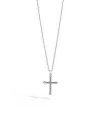 John Hardy | Metallic Classic Chain Medium Cross Pendant | Lyst