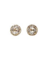 EF Collection | Yellow White Diamond Topaz Stud | Lyst