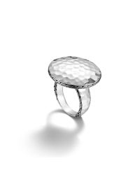 John Hardy | Metallic Round Ring | Lyst