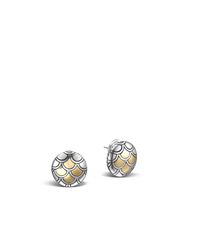John Hardy | Metallic Legends Naga Button Earrings | Lyst