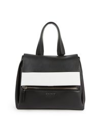 Givenchy | Black Pandora Pure Small Two-tone Leather Shoulder Bag | Lyst