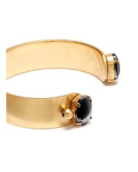 Ela Stone | Metallic Liad Stone Adjustable Cuff | Lyst
