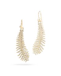 Mizuki | Metallic Wings Of Desire Diamond Drop Earrings | Lyst