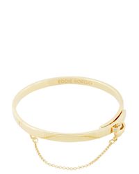 Eddie Borgo | Metallic Extra Thin Safety Chain Bracelet | Lyst