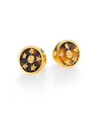 Tory Burch | Metallic Dellora Star Stud Earrings | Lyst