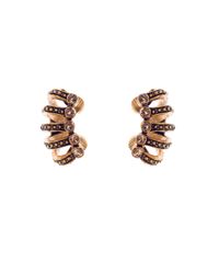 Oscar de la Renta | Multicolor Swarovski Crystal Multi-Hoop Ear Cuff | Lyst