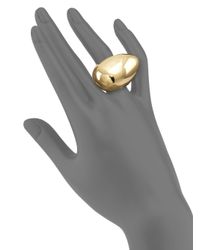 Alexis Bittar | Metallic Miss Havisham Liquid Metal Egg Cocktail Ring | Lyst