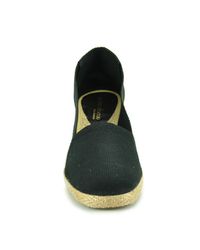 Andre Assous | Black Canvas Espadrille Wedge | Lyst
