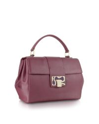 Vivienne Westwood - Purple Burgundy Opio Saffiano Leather Office Satchel - Lyst