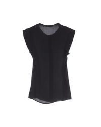 See By Chloé - Black Tank Top - Lyst