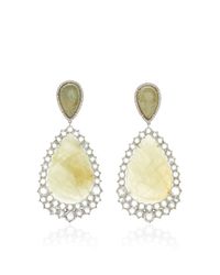 Marco Bicego | Multicolor One-Of-A-Kind 18K White Gold Sapphire And Rose Cut Diamond Earrings | Lyst