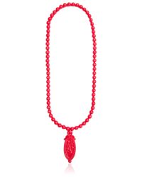 Mariah Rovery | Pink Colar Camafeu Necklace | Lyst
