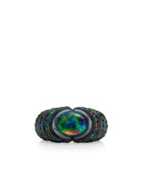 Gioia | Black Opal, Sapphire And Garnet Ring | Lyst