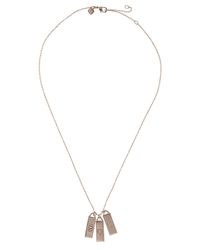 Rebecca Minkoff | Metallic Eye Heart You Necklace | Lyst