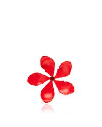 Rosie Assoulin | Red Enamel Single Flower Earring | Lyst