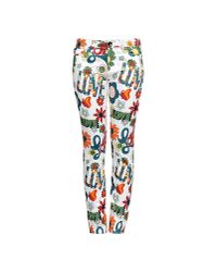 Love Moschino | Green Casual Pants | Lyst