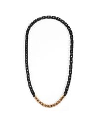 Lulu Frost - Black George Frost 75/25 Necklace - Lyst